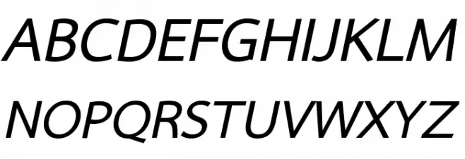 Sarabun Bold Italic Polices MAJUSCULES
