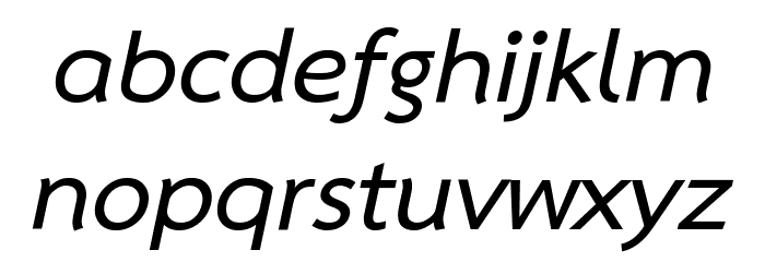 Sarabun Bold Italic Font LOWERCASE