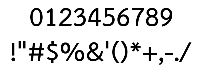 Sarabun Bold Font OTHER CHARS