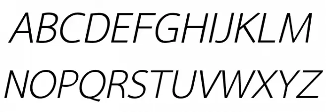 Sarabun Italic Fuentes MAYÚSCULAS