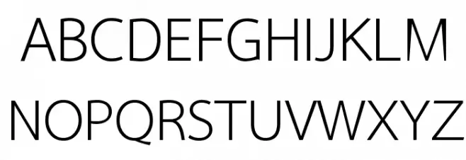 Sarabun Font Litere mari