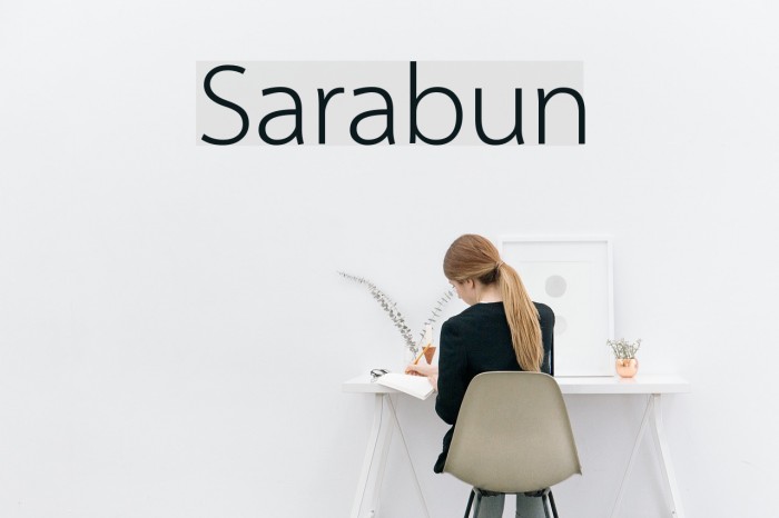 Sarabun Font examples