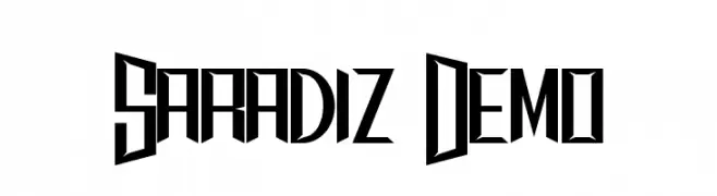 Saradiz Demo  Fuentes Gratis Descargar