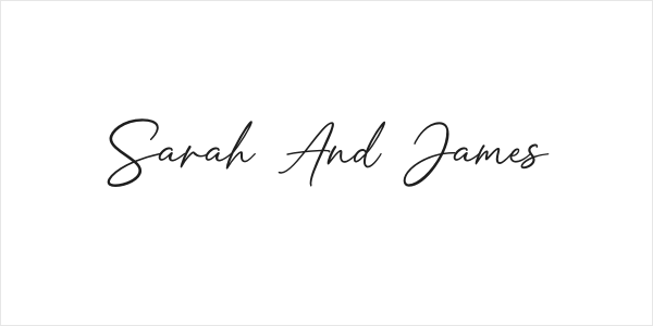 Sarah And James Logo