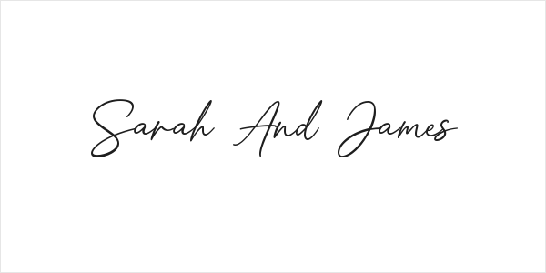 Sarah And James Logo