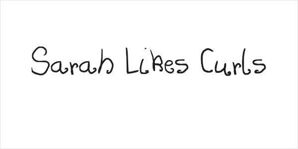 Sarah Likes Curls Logo