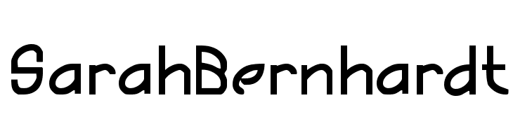 SarahBernhardt  font caratteri gratis