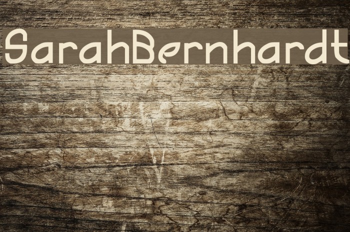 SarahBernhardt Example 1