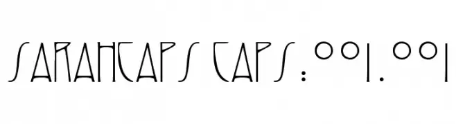 SarahCaps Caps:001.001  تنزيل الخطوط