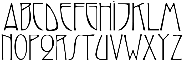 SarahCaps Caps:001.001 Font LOWERCASE