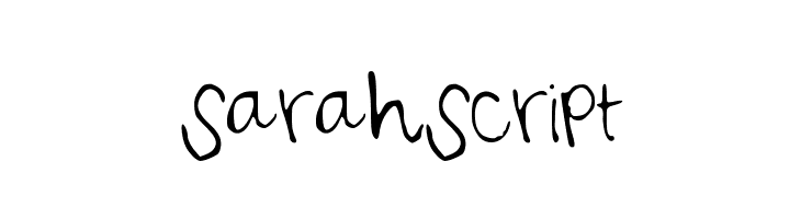 SarahScript Font