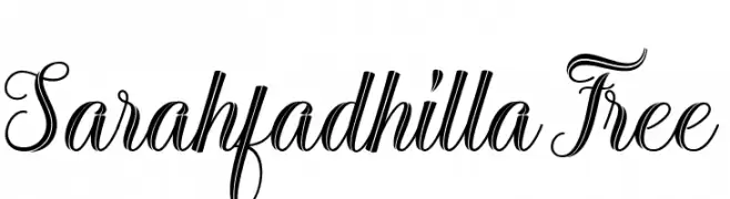 Sarahfadhilla Free  Fuentes Gratis Descargar