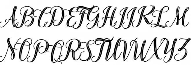 Sarahfadhilla Free フォント 大文字