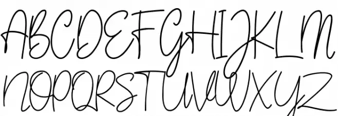 Sarantta Demo Schriftart Groß