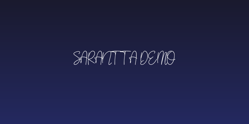 Sarantta Demo Social Header
