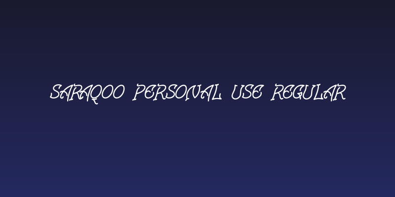 Saraqoo Personal Use Regular Social Header
