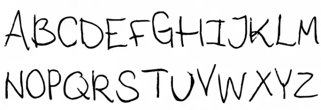 Saras Font 1 字体 大写
