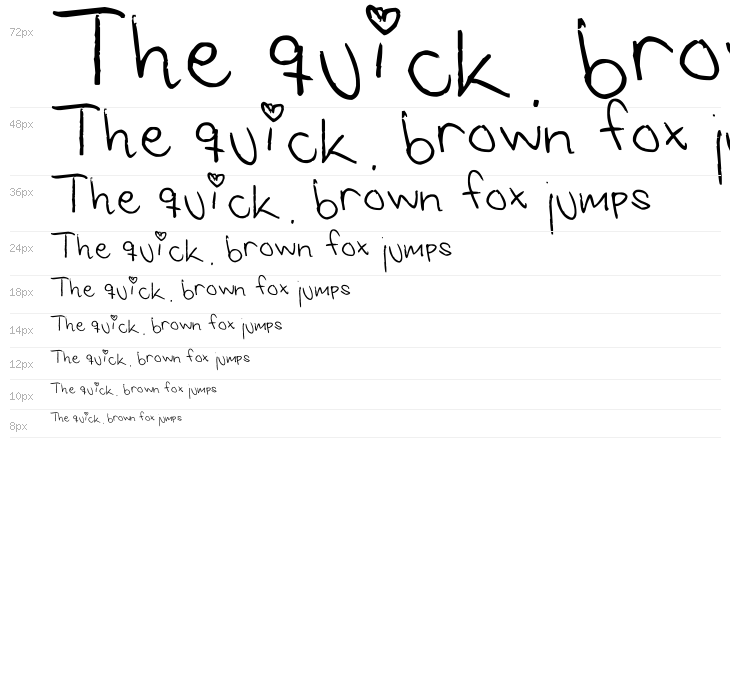 Saras Font 1 Waterfall