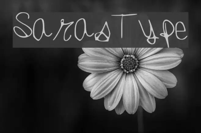 SarasType Font examples