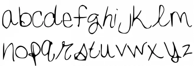 SarasType 字体 小写