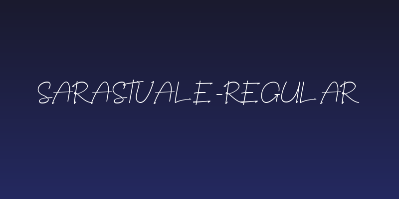 Sarastvale-Regular Social Header
