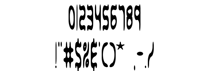 Sarcastic BRK Font OTHER CHARS