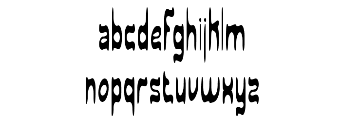 Sarcastic BRK Font LOWERCASE