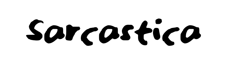 Sarcastica  Fuentes Gratis Descargar