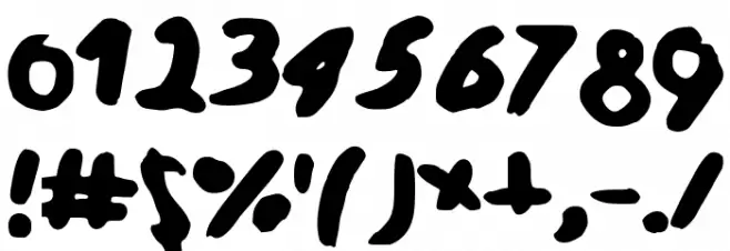 SarcasticaModern Font OTHER CHARS