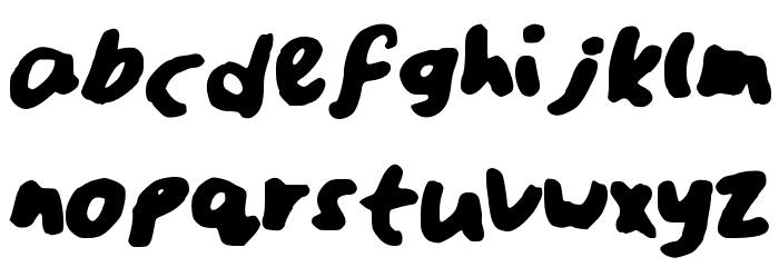 Sarcastica Font LOWERCASE