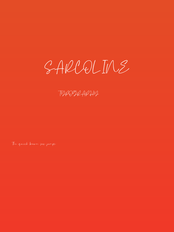Sarcoline Poster