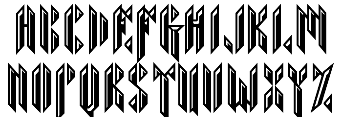 Sarcophagus Font LOWERCASE