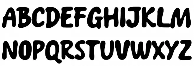 Sardinella Font UPPERCASE