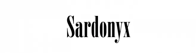 Sardonyx  नि: शुल्क फ़ॉन्ट्स डाउनलोड