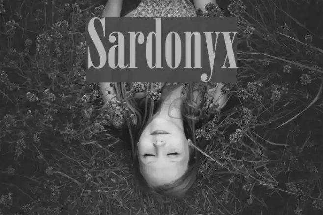 Sardonyx Font examples