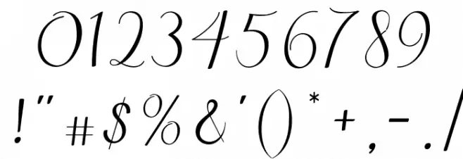 Sareeka Free Font OTHER CHARS