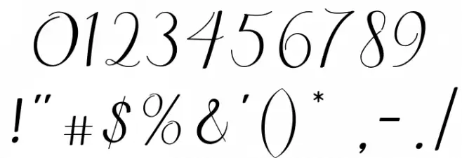 Sareeka Free Font OTHER CHARS