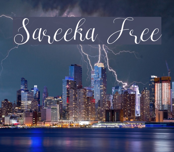 Sareeka Free Font examples