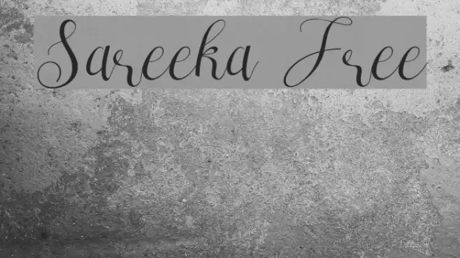 Sareeka Free Font examples