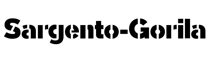 Sargento-Gorila Font