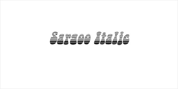 Sargoo Italic Logo