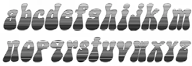 Sargoo Italic Fuentes MINÚSCULAS