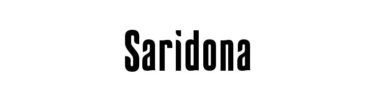 Saridona  Free Fonts Download