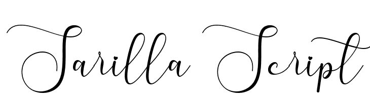 Sarilla Script  नि: शुल्क फ़ॉन्ट्स डाउनलोड