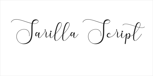 Sarilla Script Logo