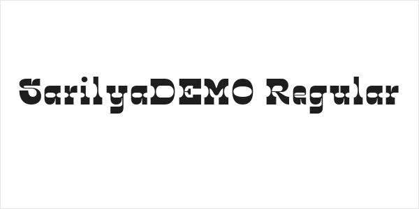 SarilyaDEMO Regular Logo