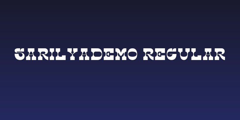 SarilyaDEMO Regular Social Header