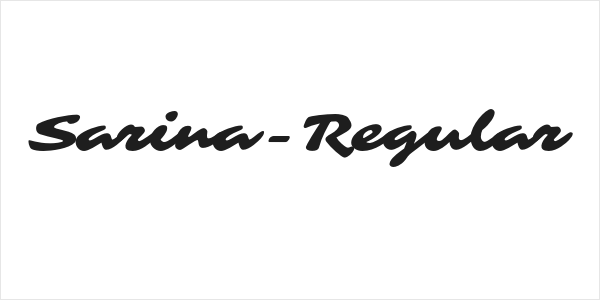Sarina-Regular Logo