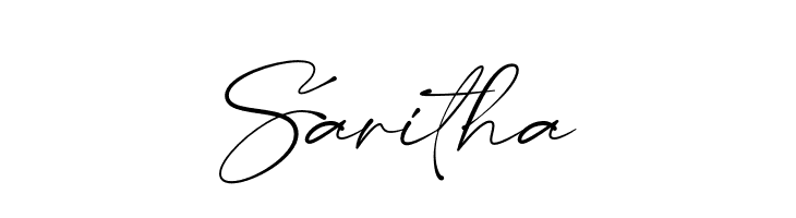 Saritha Font - FFonts.net