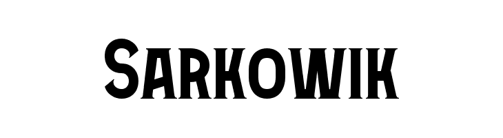 Sarkowik  免费字体下载